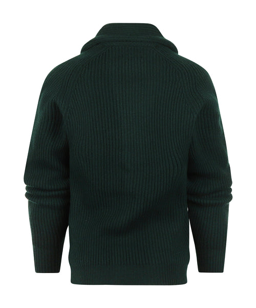 Sjaalkraag Vest 90 Years Edition | 90 Y Green