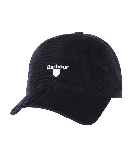 Barbour Bayfield Cord Cap | Navy Blue