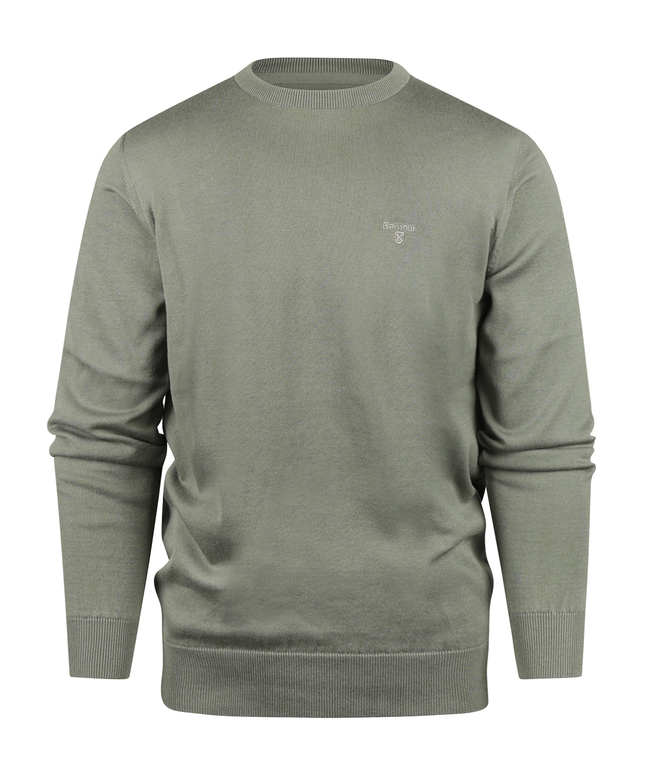Barbour Pima-Baumwolle Rundhalsausschnitt | Grün