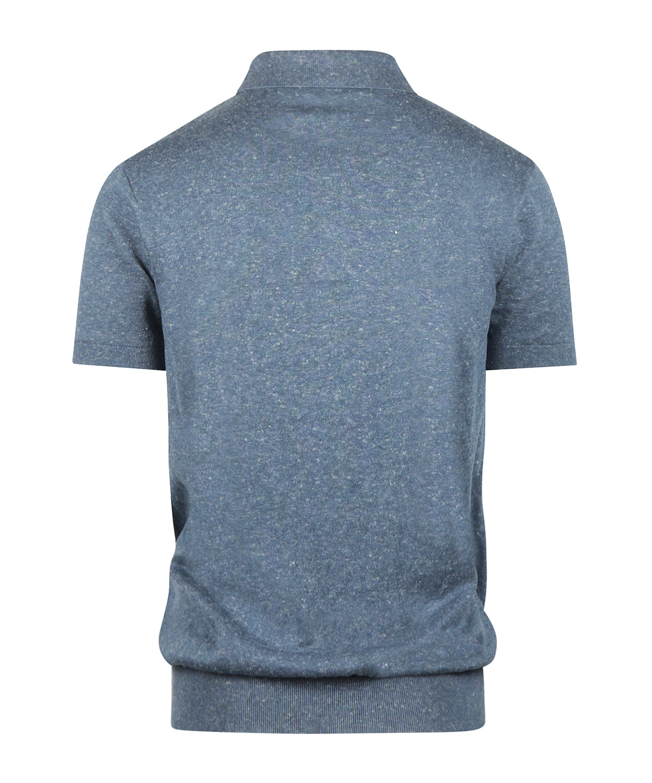 Barbour Muston Leinenmischpolo | Denimblau