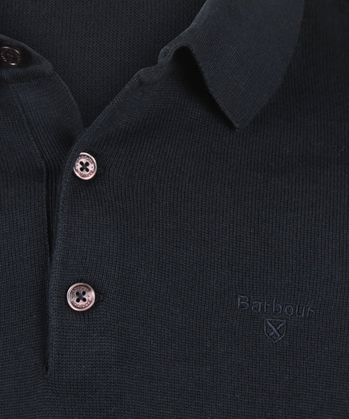 Barbour Pima Cotton Knitted Polo | Navy Blauw