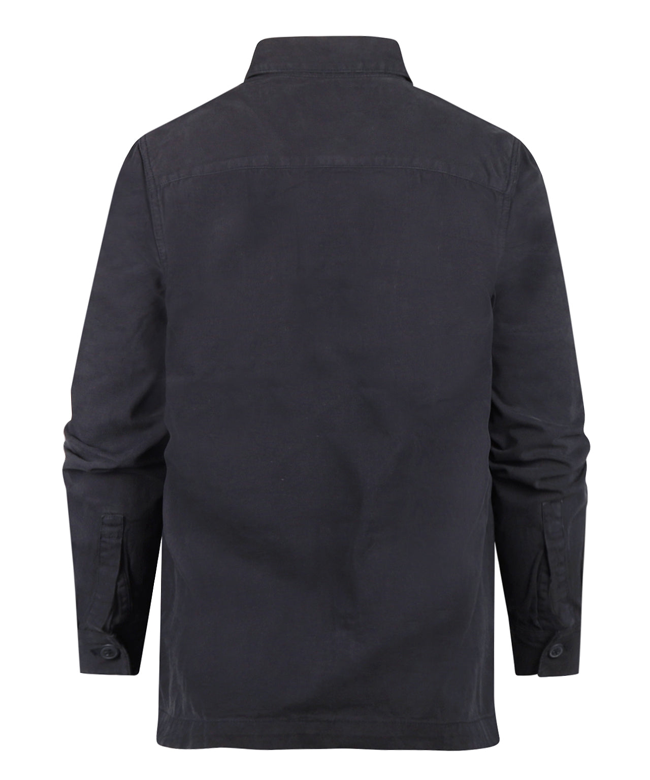 Regular Washed Overshirt | Navy