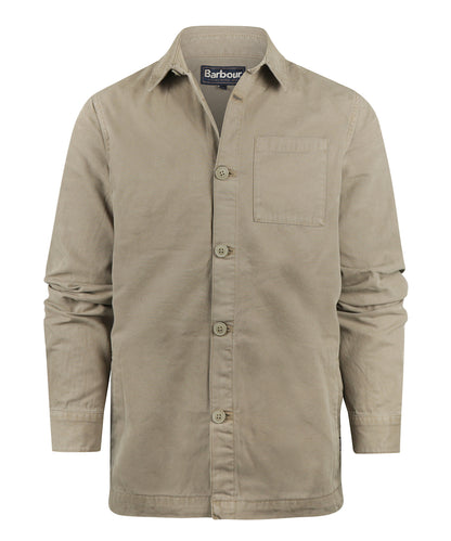 Regular Washed Overshirt | Smokey Olive