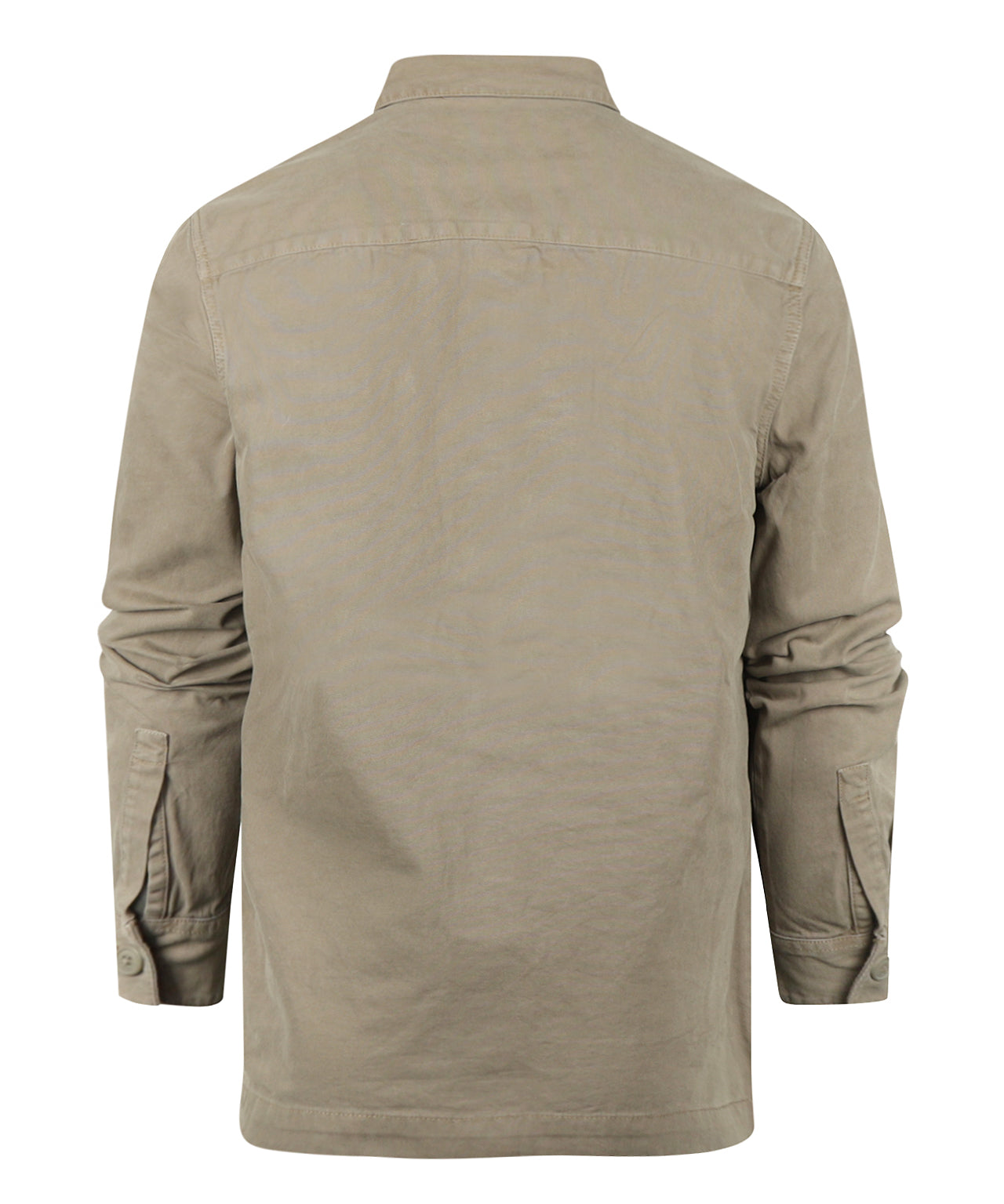 Regular Washed Overshirt | Smokey Olive