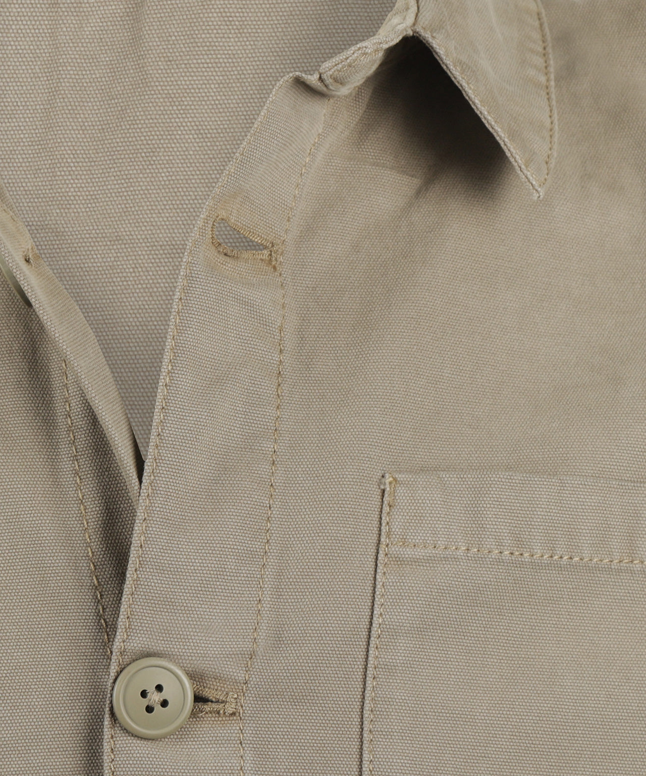 Regular Washed Overshirt | Smokey Olive