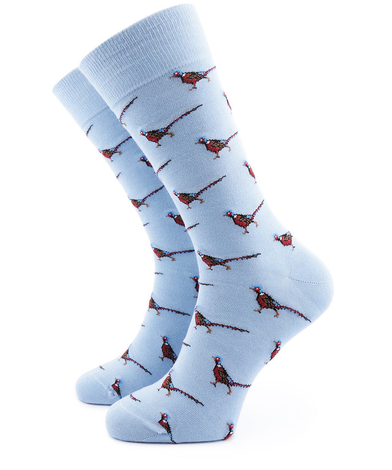 Mavin Socks | Light Blue Pheasant