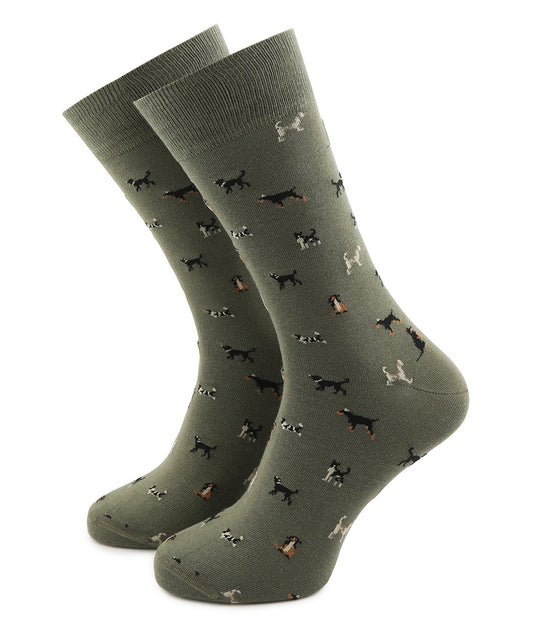 Mavin Socks | Mid Olive Dog