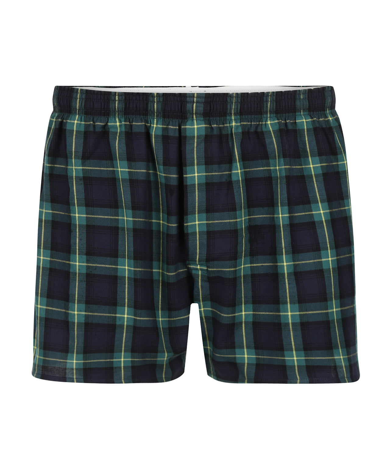 Boxershort katoen 90 Years | Groen Navy Tartan