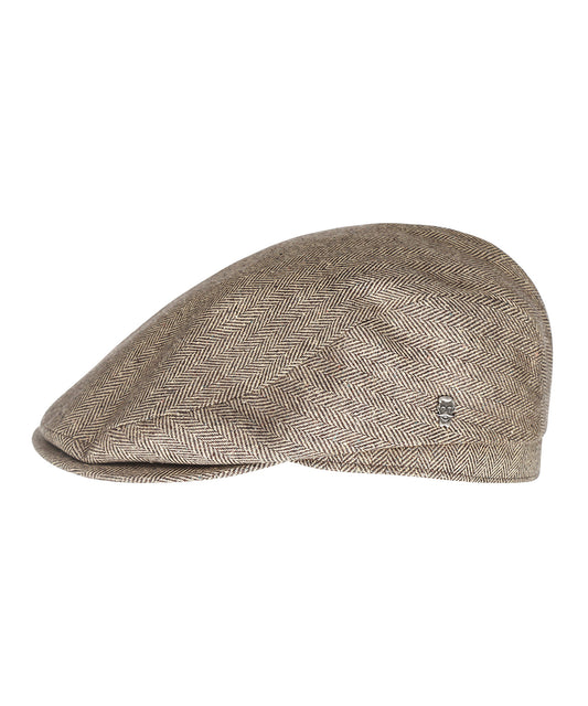 Klassieke Cap 100% Zijde | Donkerbeige