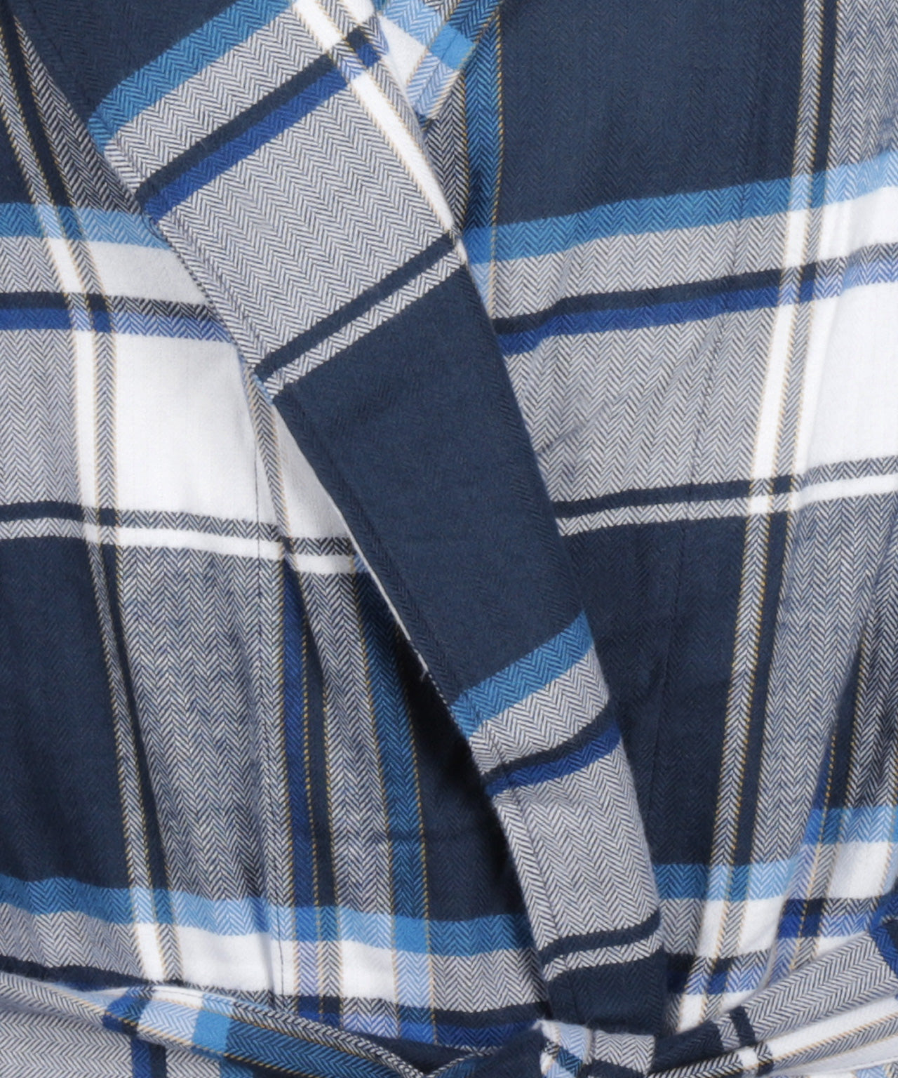 Bademantel aus Baumwolle | Blau