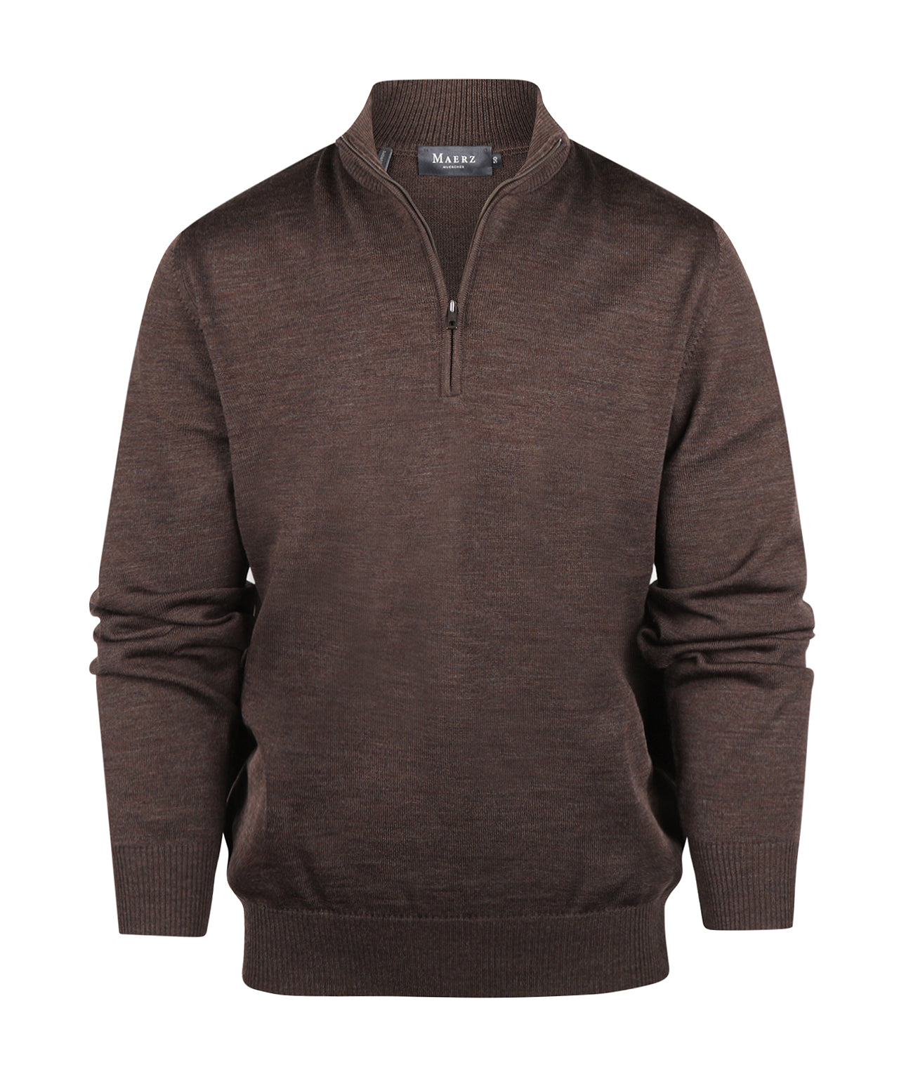 Rits Pullover | Bruin