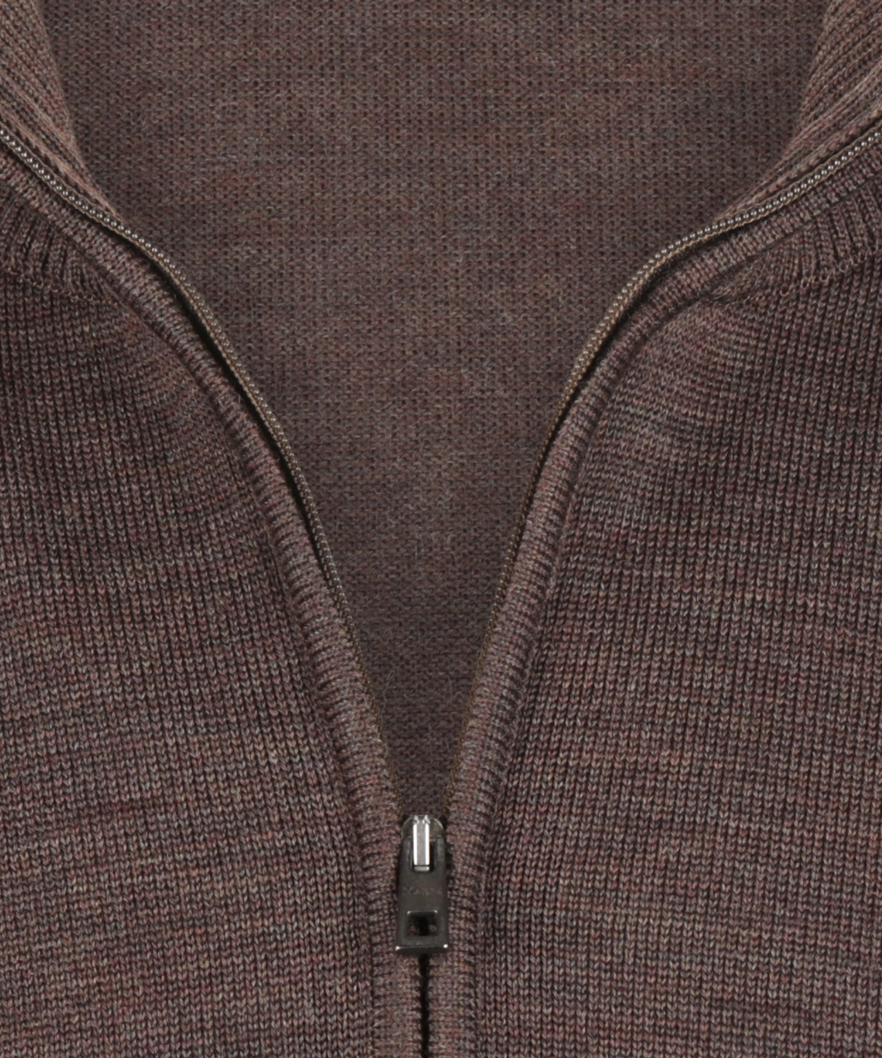 Rits Pullover | Bruin
