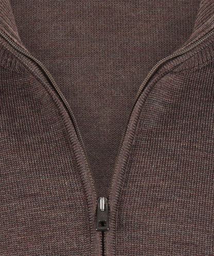 Rits Pullover | Bruin