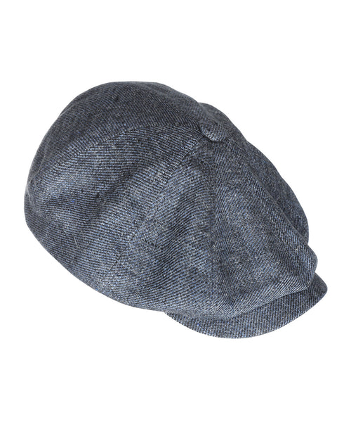 Stetson Hatteras Linnen Twill | Kobalt Blauw