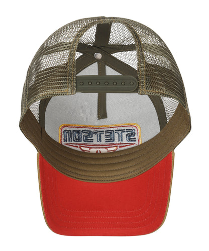 Trucker Cap S Wing | Brown/Blue design