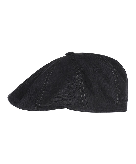 Stetson 8-Panel Cap Leinen | Dunkelgrau