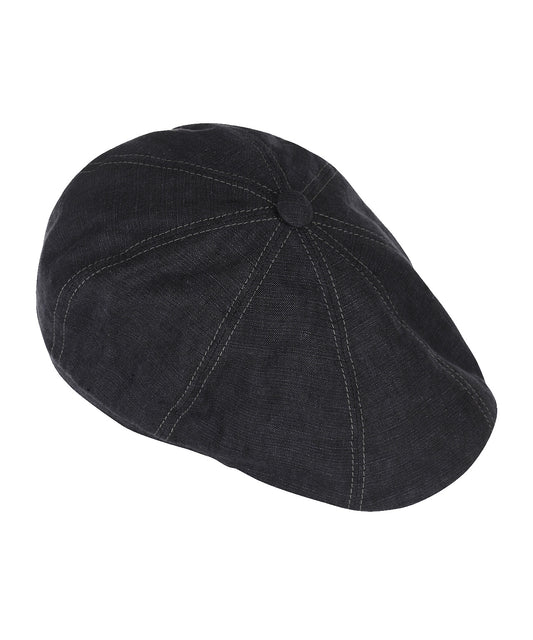 Stetson 8-Panel Cap Leinen | Dunkelgrau