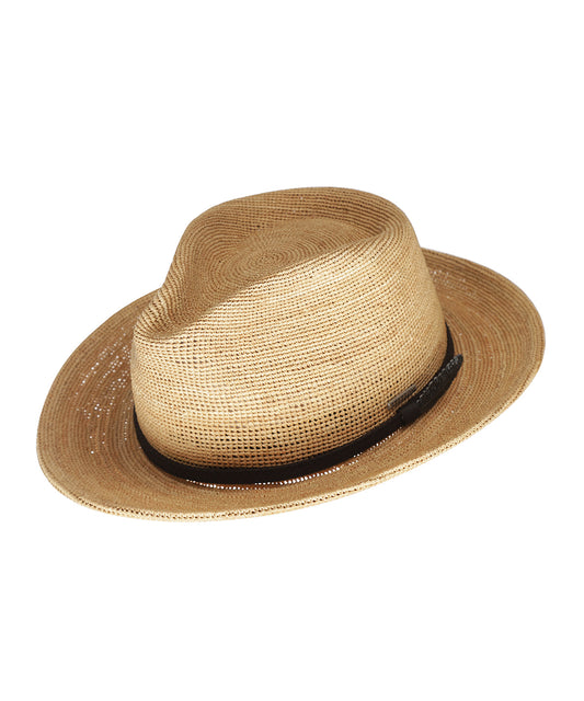 Fedora Raffia Chrochet | Beige