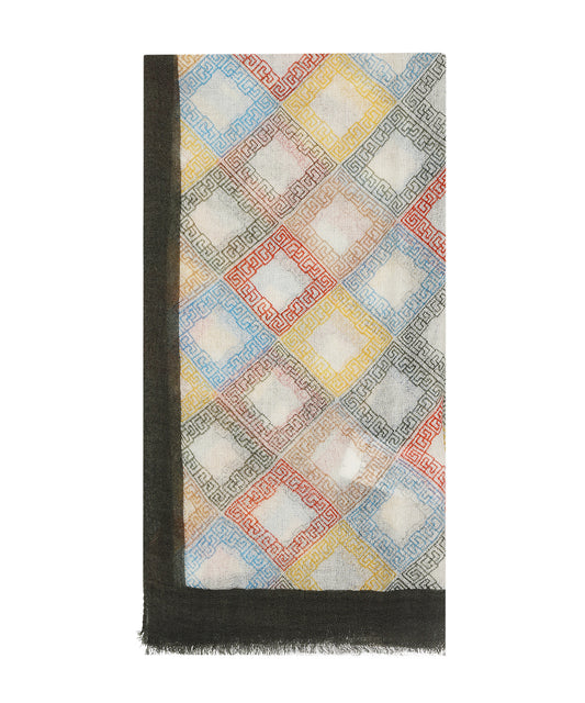 Scarf Summer Rhombus | Beige design