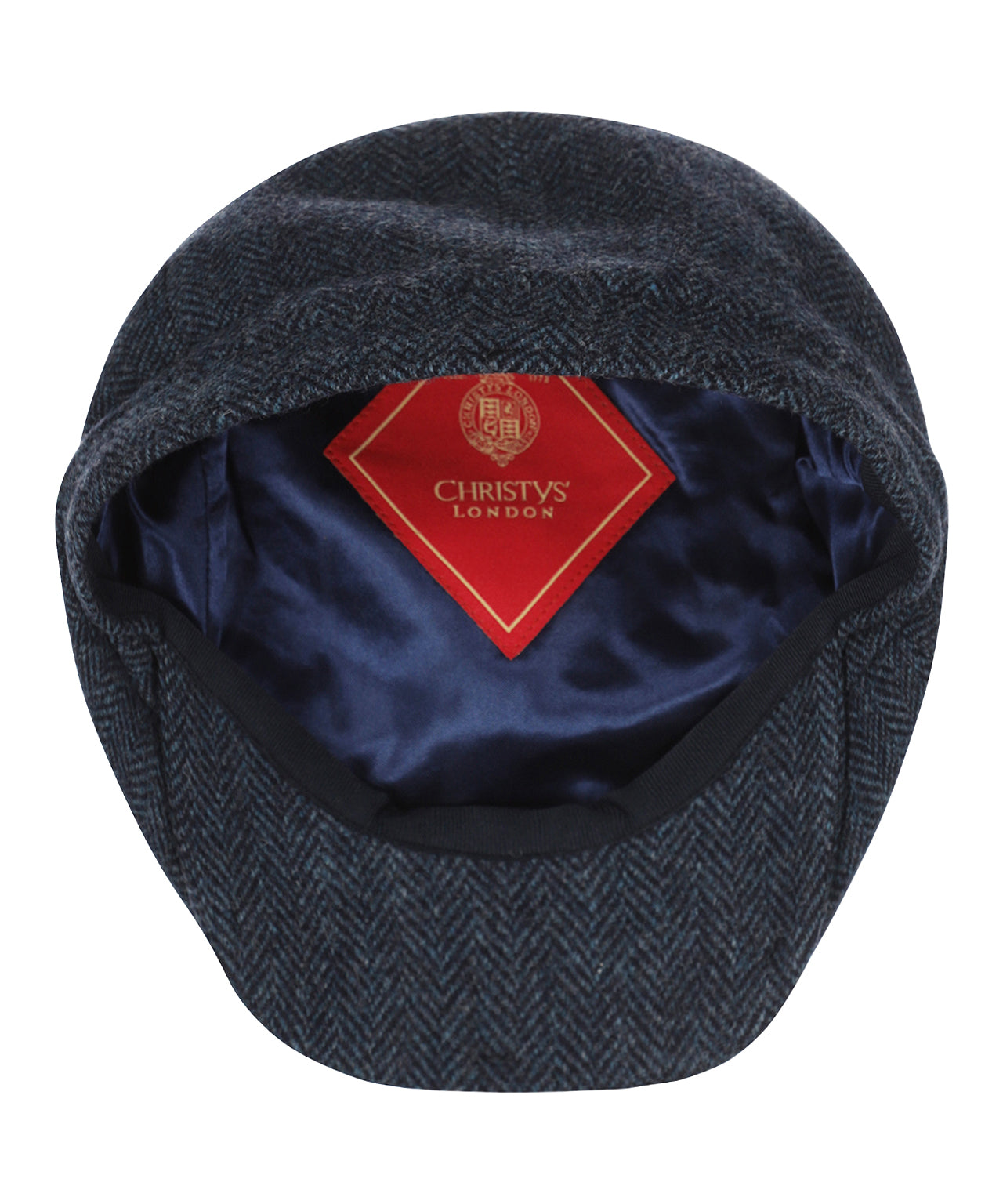 Christy Schiebermütze aus Tweed | Blau