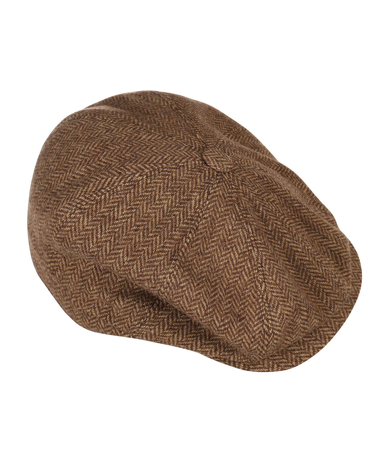 Christy Schiebermütze aus Tweed | Braun