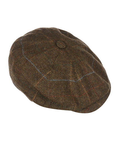 Christy Newsboy Tweed Cap | Window Brown