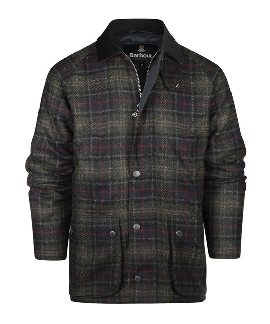 Tartan Bedale Wool Jacket | Blue Green Tartan