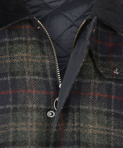Tartan Bedale Wool Jacket | Blue Green Tartan
