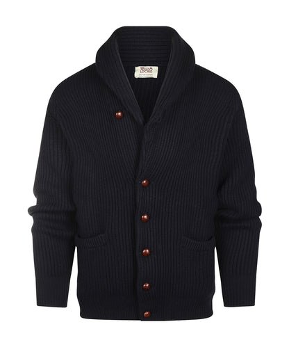 Vest Sjaalkraag Cashmere | Dark Navy