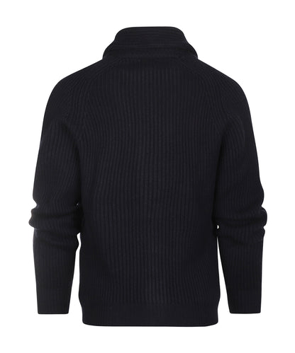 Vest Sjaalkraag Cashmere | Dark Navy