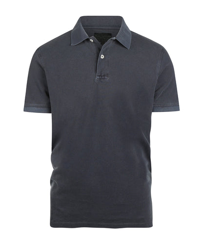 Polo Korte Mouw Garment Dyed | Navy