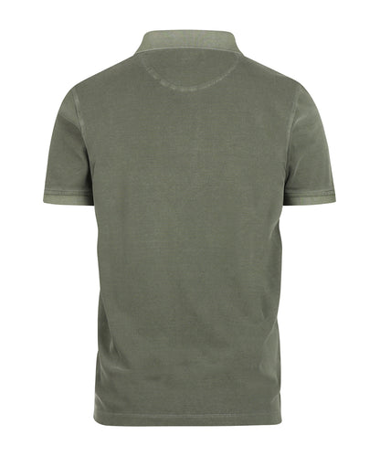 Polo Korte Mouw Garment Dyed | Olive