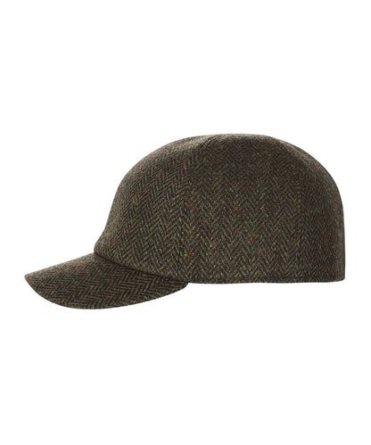 Baseball Cap Tweed | Olijfgroen