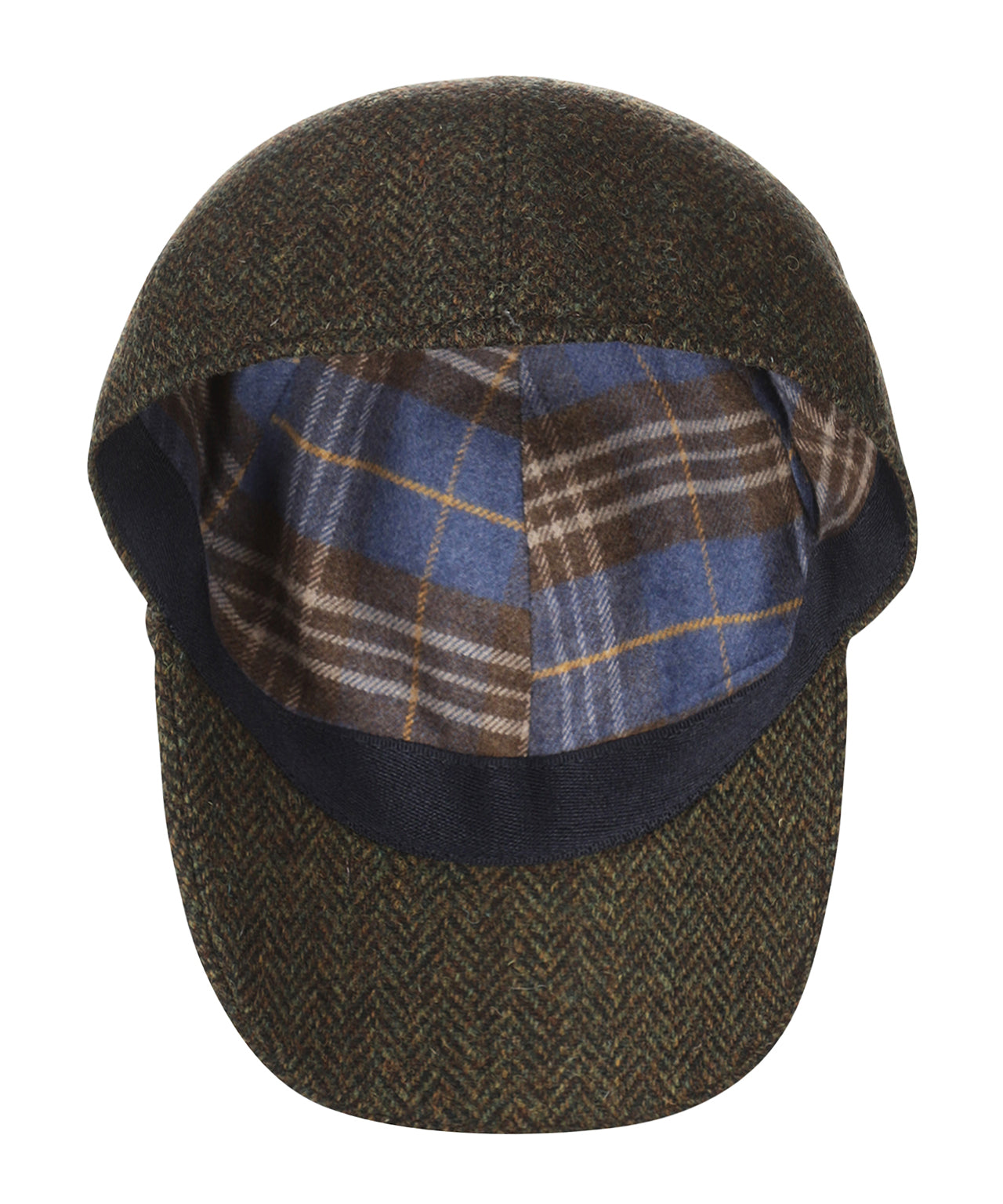 Baseball Cap Tweed | Olijfgroen