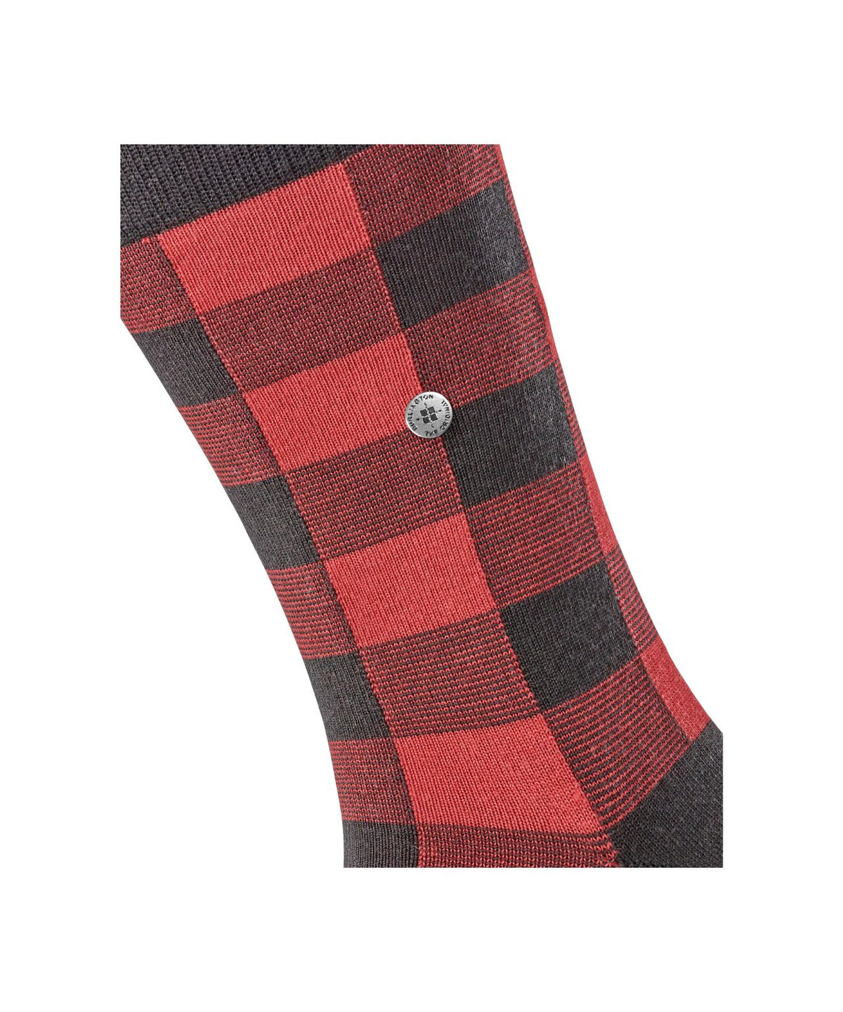 Buffalo-Check-Socken | Schwarz