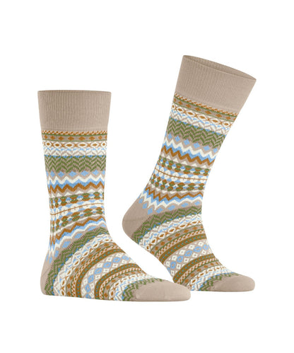 Sokken Fair Isle | Cafe Latte