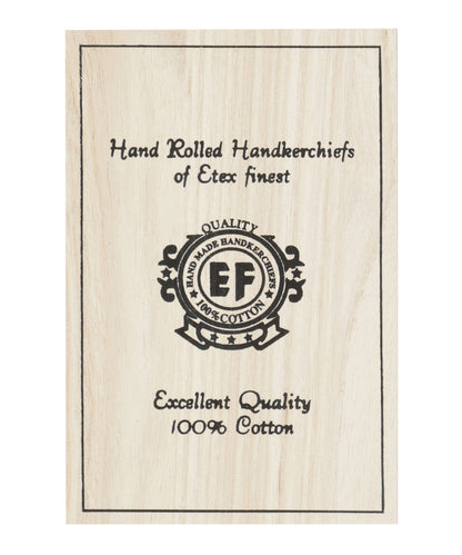 Houten Doosje Herenzakdoeken | Lichtblauw design