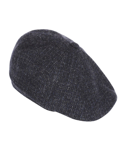 8-Panel Cap Wool | Nachtblauw melange