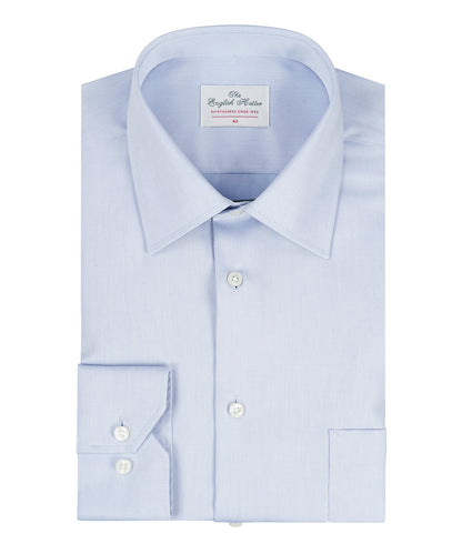 Non Iron Shirt Semi Widespread | Lichtblauw