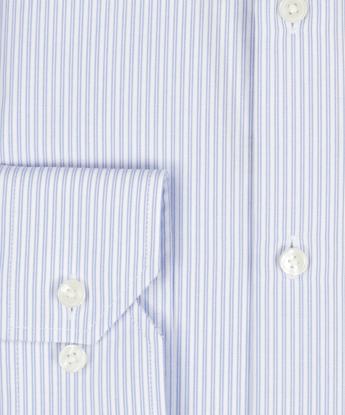 Non Iron Shirt Semi Widespread | Blauw Streep