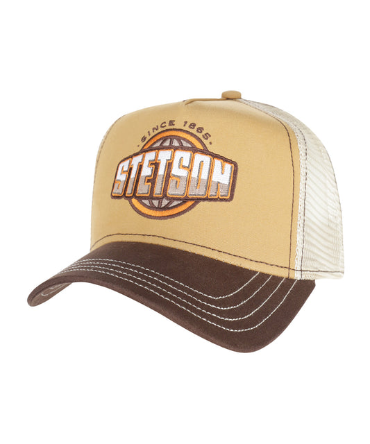 Trucker Cap Classic Globe | Bruin Zand Beige