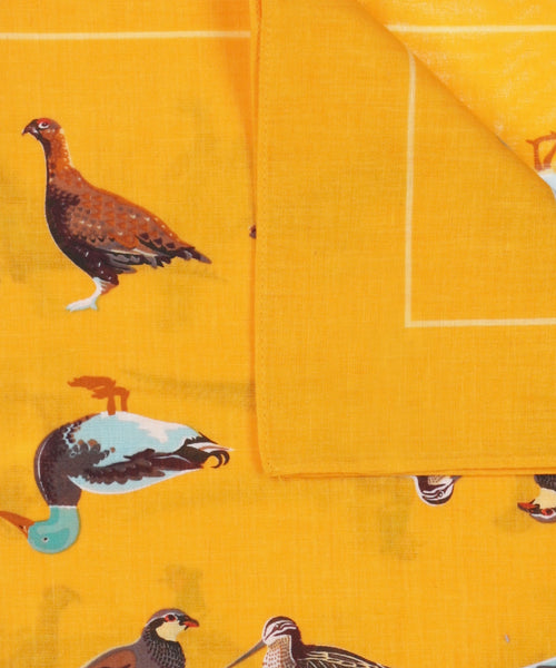 Zakdoek Birds | Oranje
