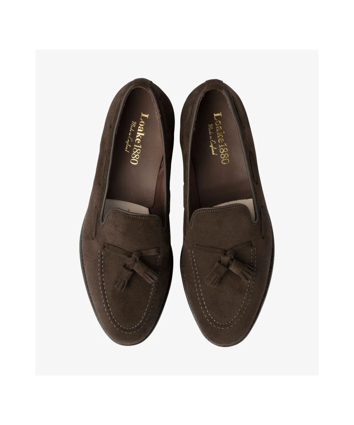 Russel Suede Tassel Loafer | Chocolate Brown
