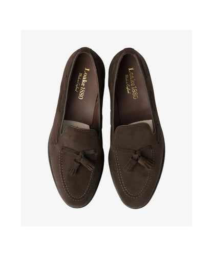 Russel Suede Tassel Loafer | Chocolate Brown