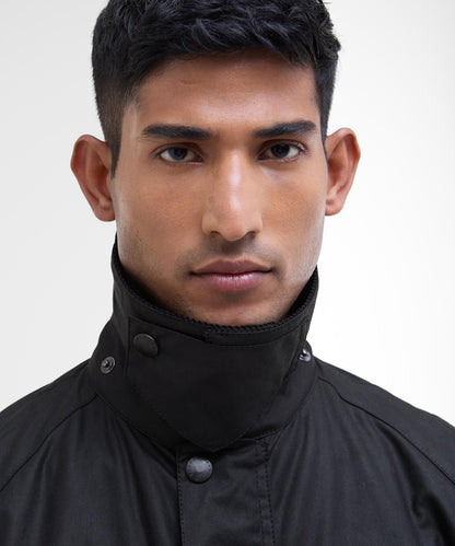 Ashby Wax Jacket | Black