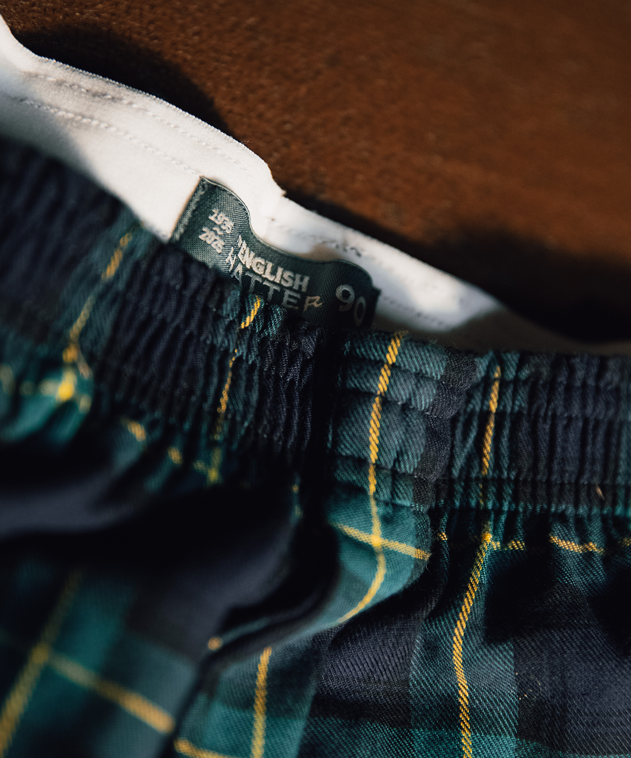 Boxershort katoen 90 Years | Groen Navy Tartan