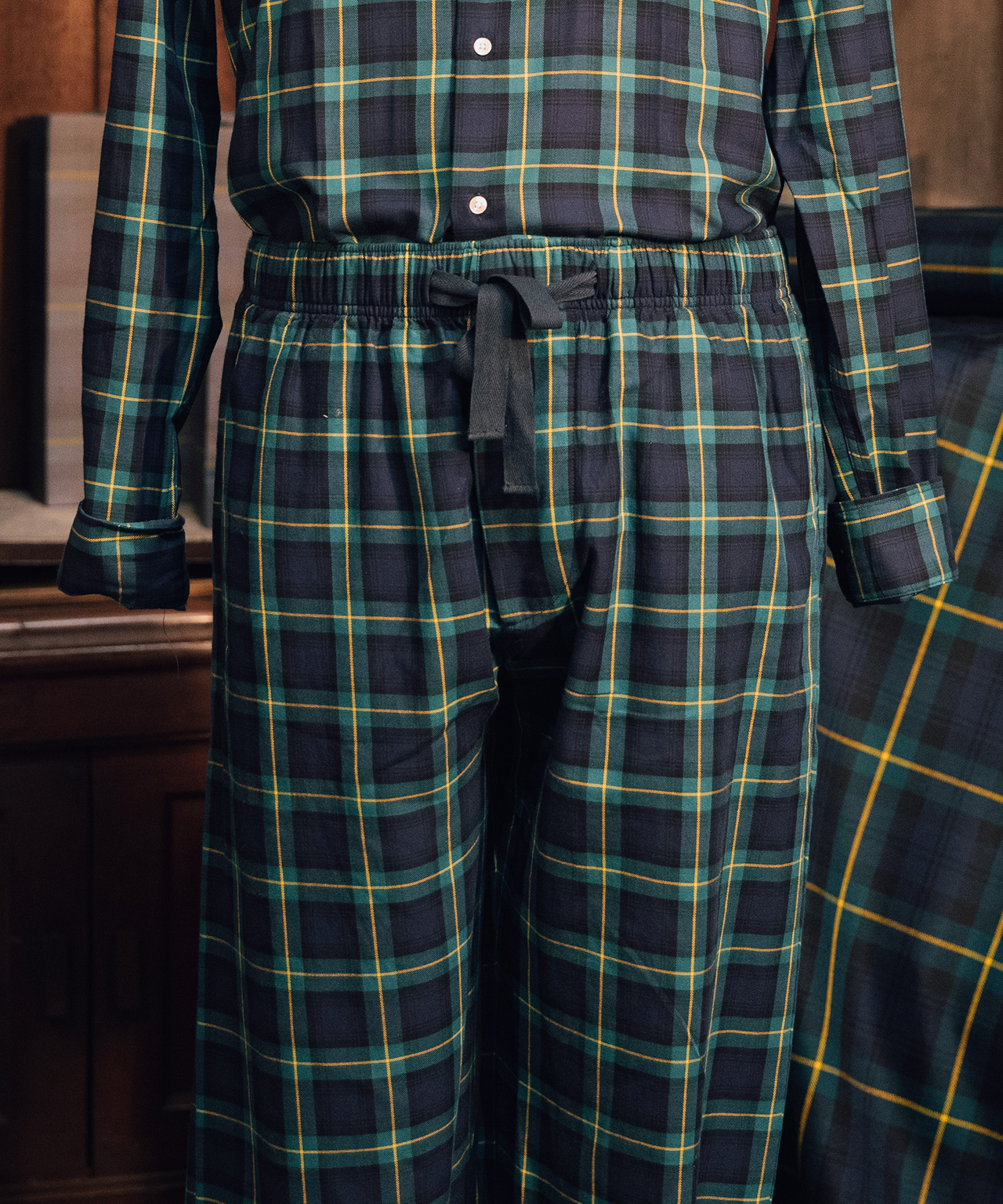 Pyjamahose 90 Jahre Edition | 90 Y Grün