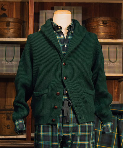 Vest Sjaalkraag 90 Years | Tartan Green