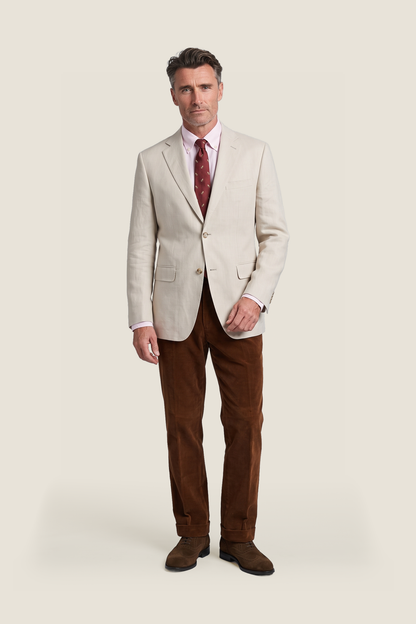 Linnen Colbert | Beige