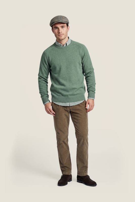 Lamswol Ronde Hals Pullover |